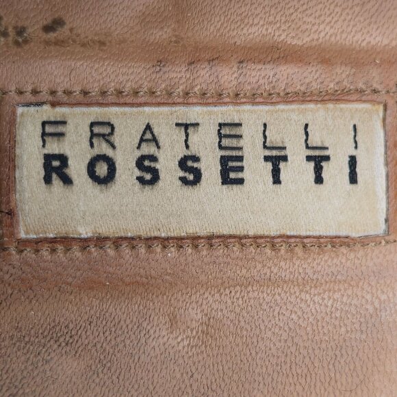 Fratelli Rosetti Italy Striped Black White Suede Tassel Loafers Men 7 Dress Shoe - Picture 9 of 10